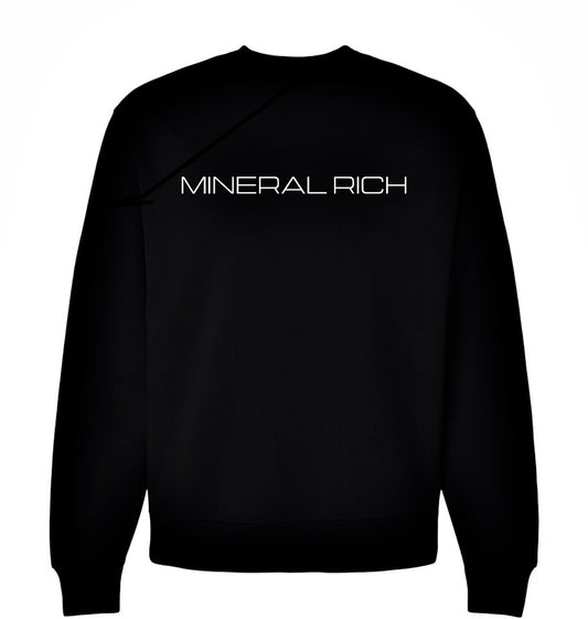 Mineral Rich™️ Crewneck Pullover - Black