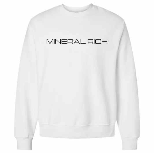 Mineral Rich™️ Crewneck Pullover - White